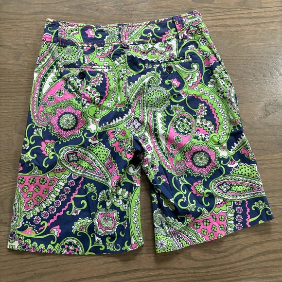 Lilly Pulitzer Randy Bermuda Royal Poinciana cotton size 2 - Picture 7 of 9